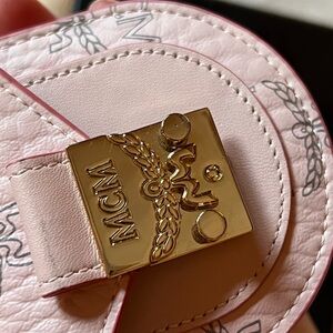 MCM Pristine Visetos X-Mini Tracy Bracelet Bag Powder Pink -sold out color